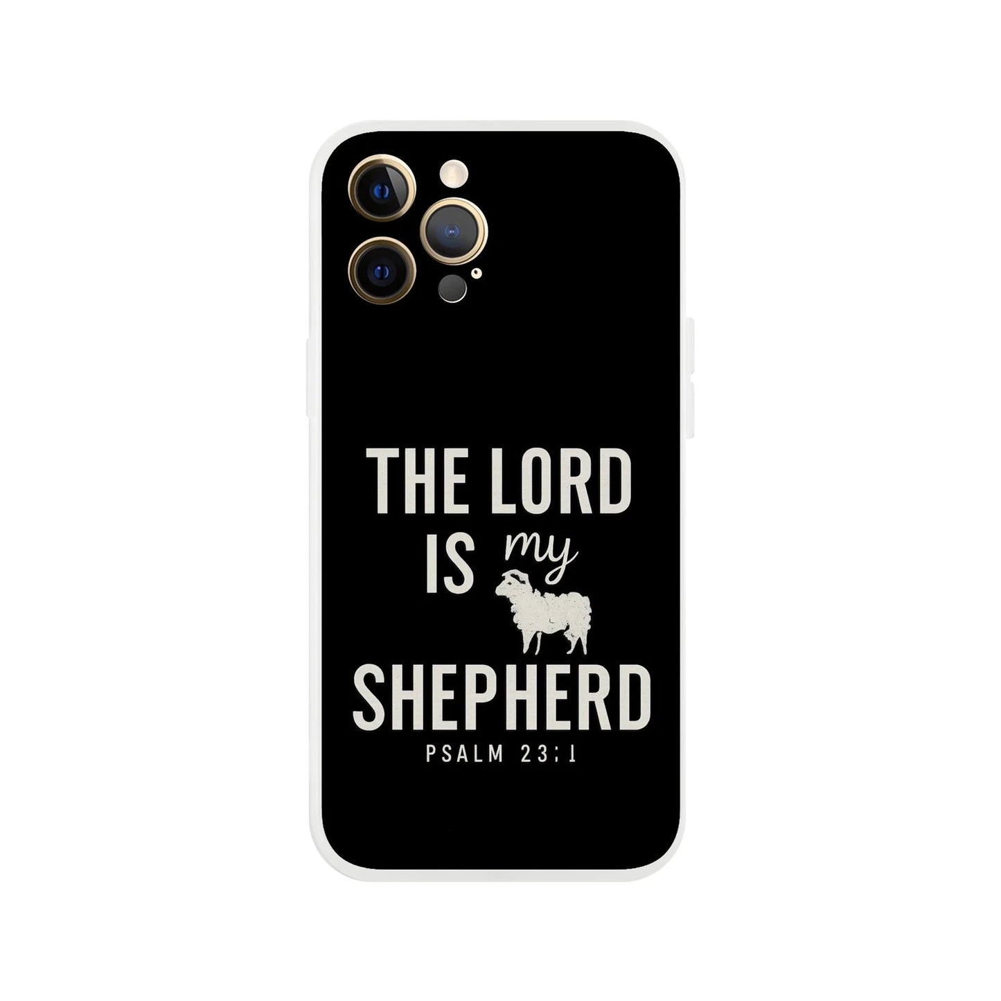 The Lord Is My Shepherd Christian Flexi Phonecase For Iphones - ClaimedbyGodDesigns