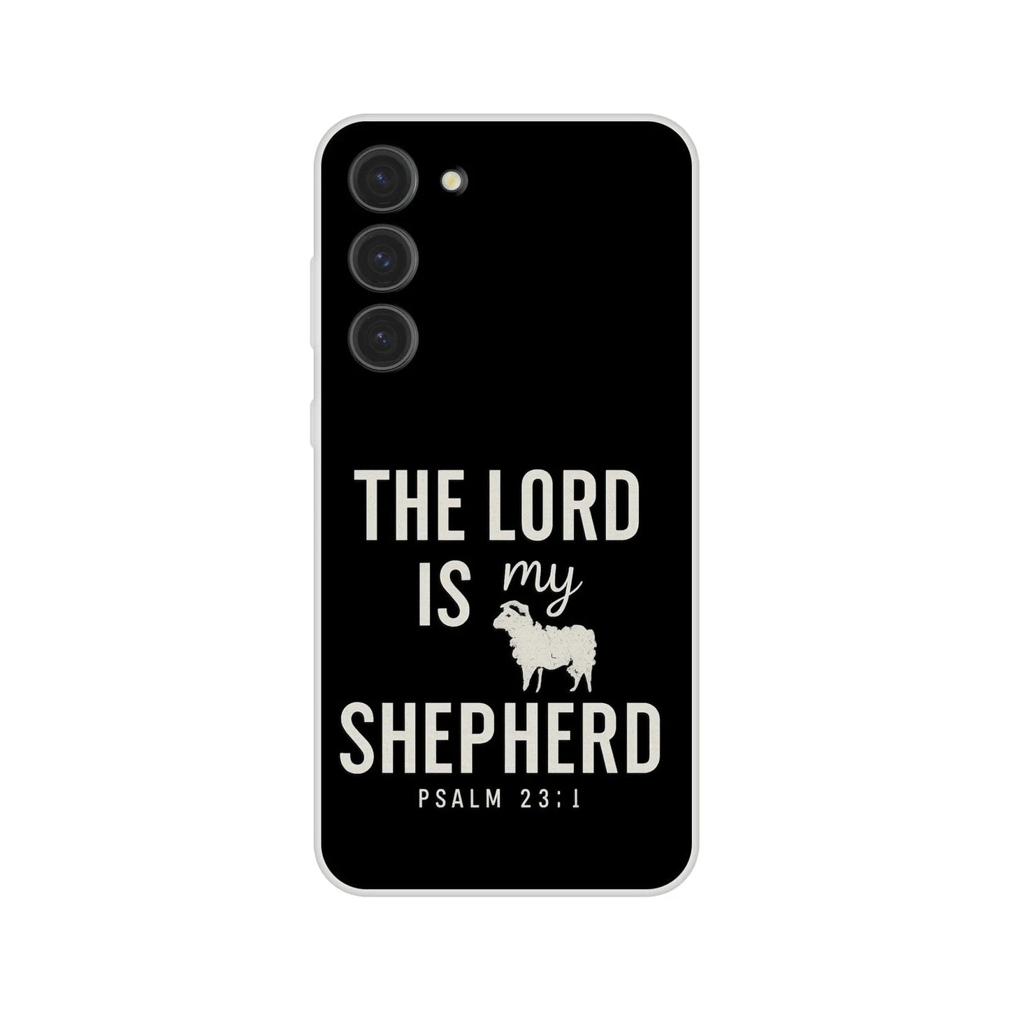 The Lord Is My Shepherd Christian Flexi Phonecase For Samsung - ClaimedbyGodDesigns