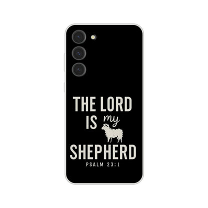 The Lord Is My Shepherd Christian Flexi Phonecase For Samsung - ClaimedbyGodDesigns