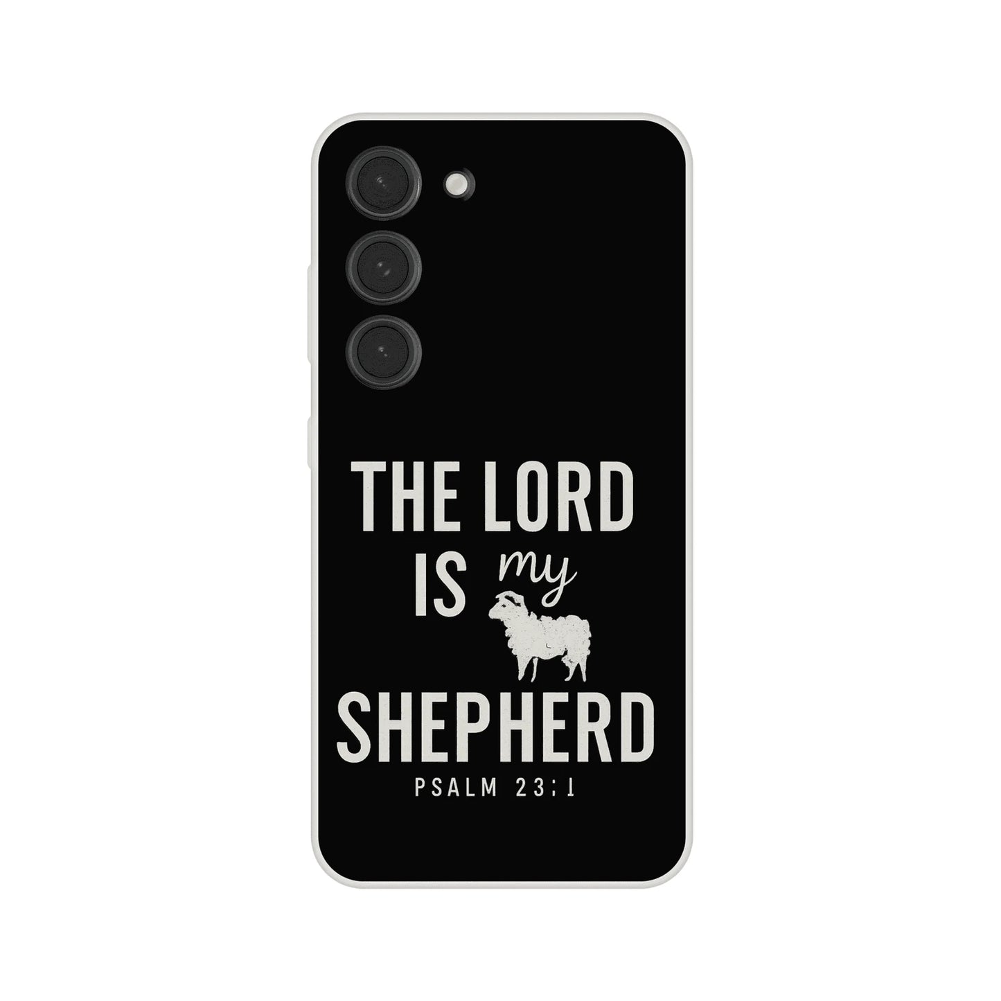 The Lord Is My Shepherd Christian Flexi Phonecase For Samsung - ClaimedbyGodDesigns