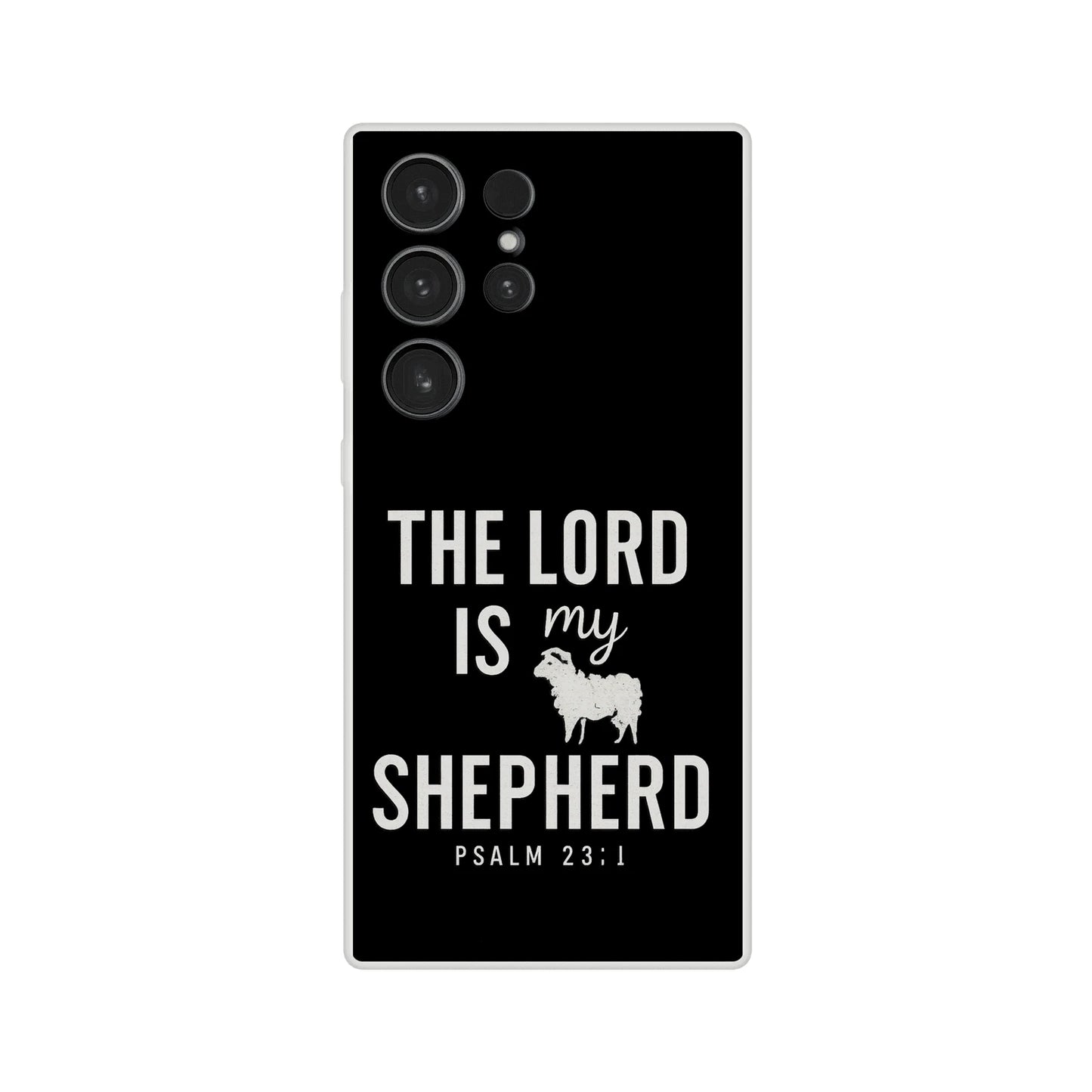 The Lord Is My Shepherd Christian Flexi Phonecase For Samsung - ClaimedbyGodDesigns