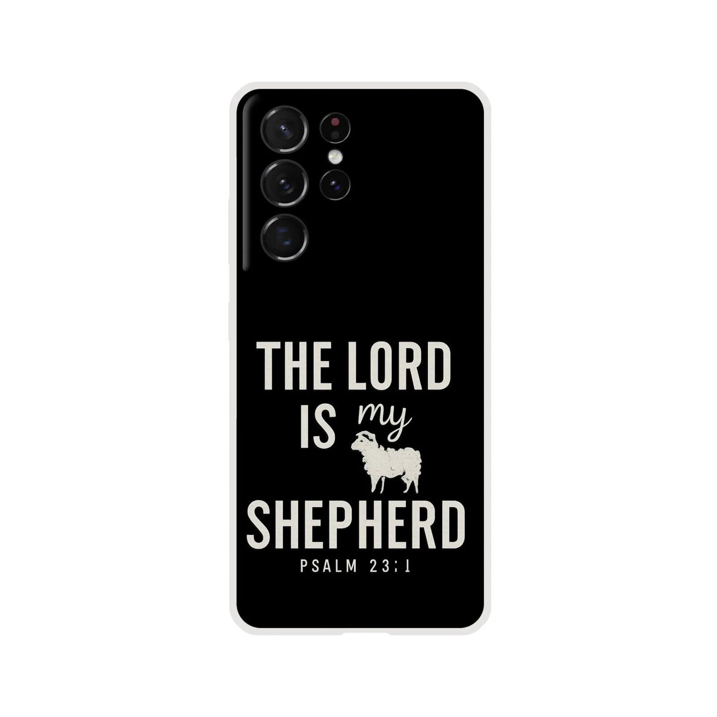 The Lord Is My Shepherd Christian Flexi Phonecase For Samsung - ClaimedbyGodDesigns