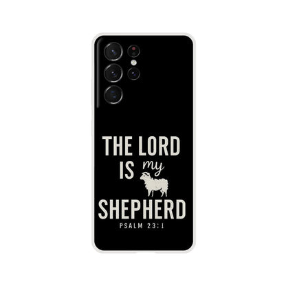 The Lord Is My Shepherd Christian Flexi Phonecase For Samsung - ClaimedbyGodDesigns