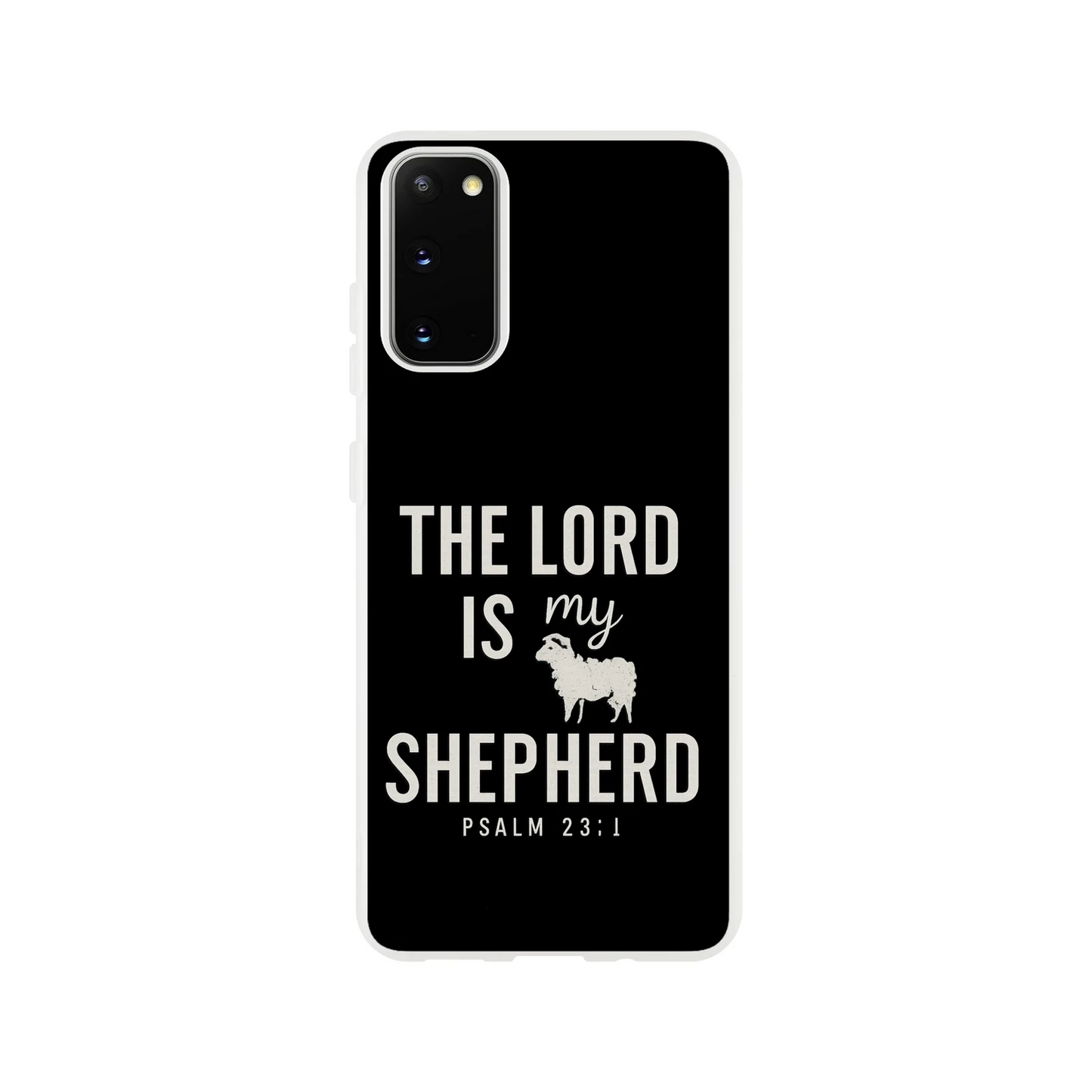 The Lord Is My Shepherd Christian Flexi Phonecase For Samsung - ClaimedbyGodDesigns