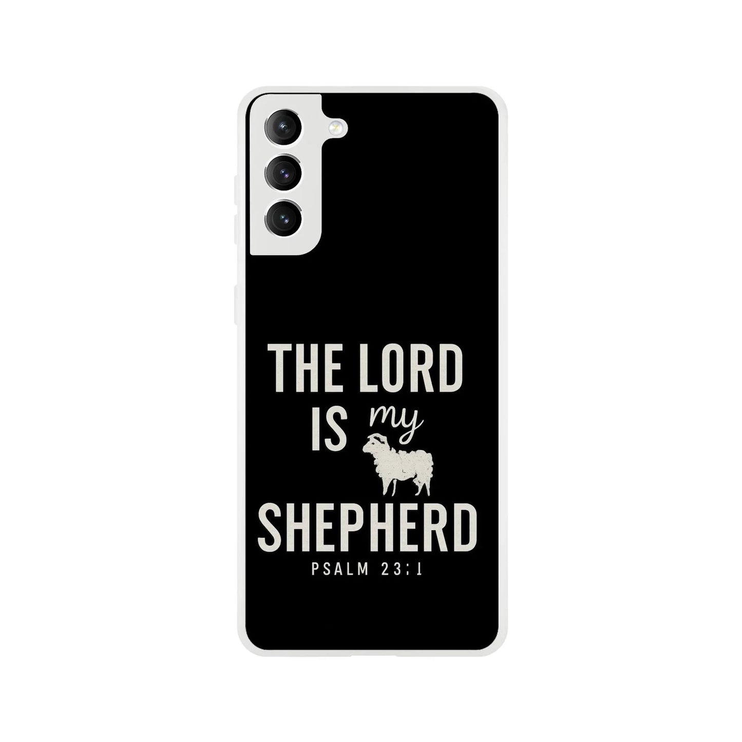 The Lord Is My Shepherd Christian Flexi Phonecase For Samsung - ClaimedbyGodDesigns