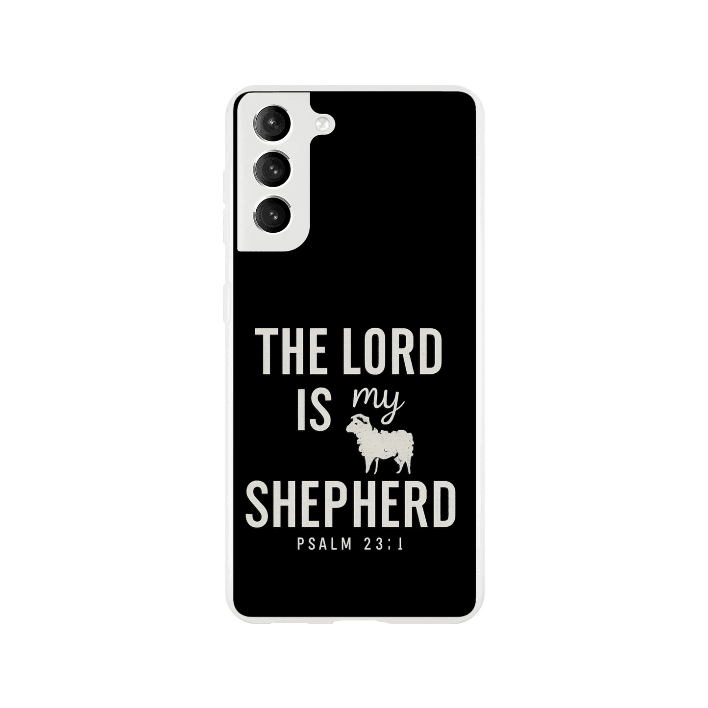 The Lord Is My Shepherd Christian Flexi Phonecase For Samsung - ClaimedbyGodDesigns