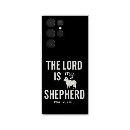 The Lord Is My Shepherd Christian Flexi Phonecase For Samsung - ClaimedbyGodDesigns