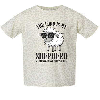 The Lord Is My Shepherd I Need Constant Supervision Toddler Christian T-shirt - ClaimedbyGodDesigns
