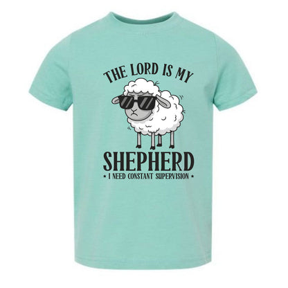 The Lord Is My Shepherd I Need Constant Supervision Toddler Christian T-shirt - ClaimedbyGodDesigns