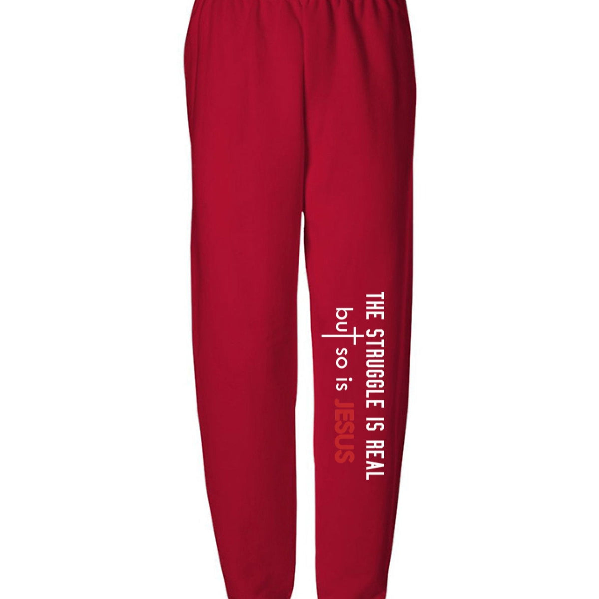 The Struggle Is Real Youth Christian Sweatpants - ClaimedbyGodDesigns
