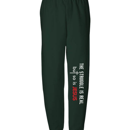 The Struggle Is Real Youth Christian Sweatpants - ClaimedbyGodDesigns