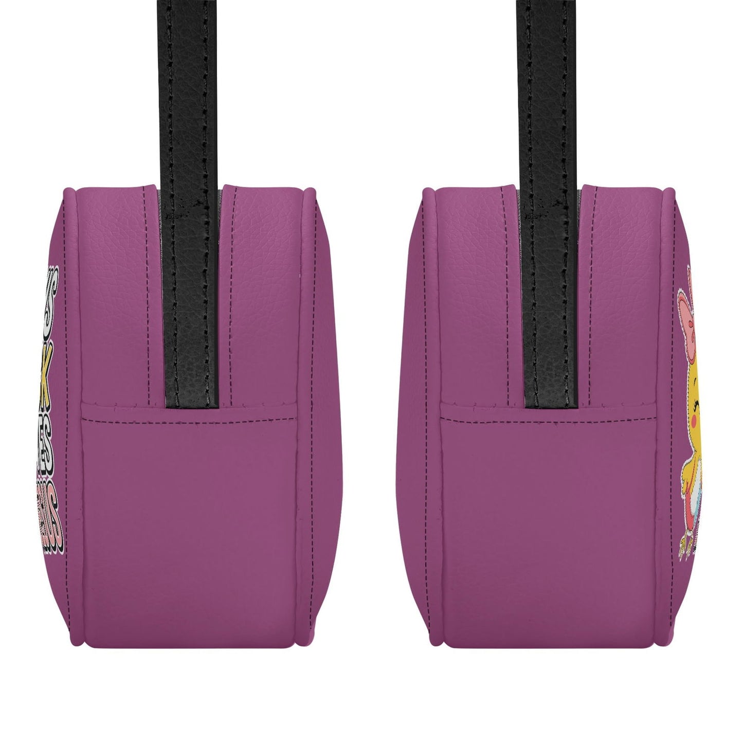 This Chick Loves HIm Christian Kids PU Small Round Bag Children Purse - ClaimedbyGodDesigns