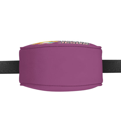 This Chick Loves HIm Christian Kids PU Small Round Bag Children Purse - ClaimedbyGodDesigns