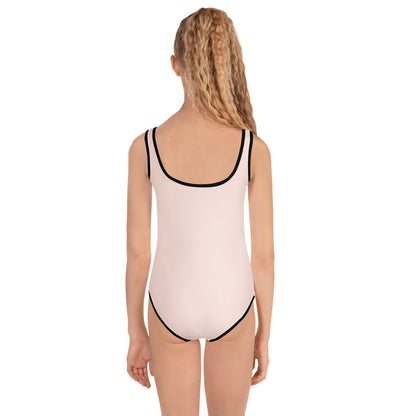 This Girl Loves Him Christian Kids Swimsuit - ClaimedbyGodDesigns