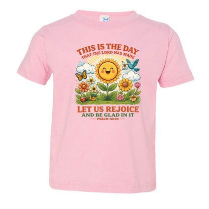This Is The Day The Lord Has Made Toddler Christian T-shirt - ClaimedbyGodDesigns
