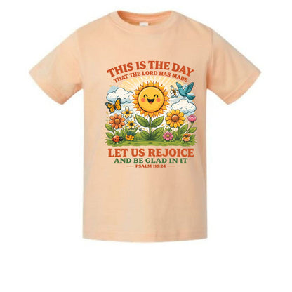 This Is The Day The Lord Has Made Toddler Christian T-shirt - ClaimedbyGodDesigns