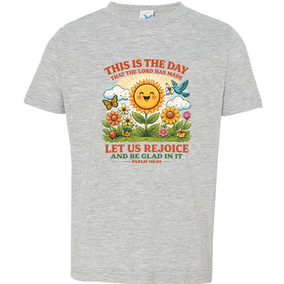 This Is The Day The Lord Has Made Toddler Christian T-shirt - ClaimedbyGodDesigns