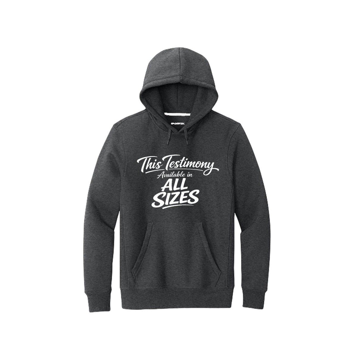 This Testimony Available In All Sizes Unisex Christian Premium Pullover Hooded Sweatshirt - ClaimedbyGodDesigns