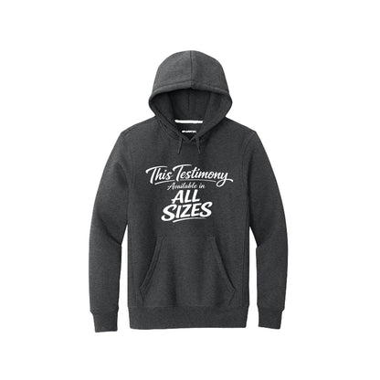 This Testimony Available In All Sizes Unisex Christian Premium Pullover Hooded Sweatshirt - ClaimedbyGodDesigns