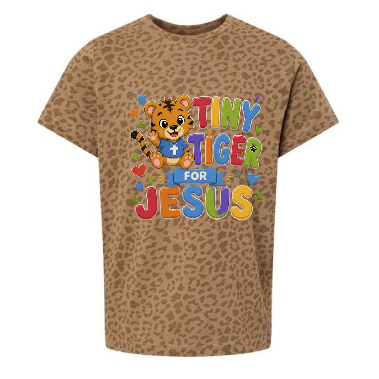 Tiny Tiger For Jesus Toddler Christian T-shirt - ClaimedbyGodDesigns