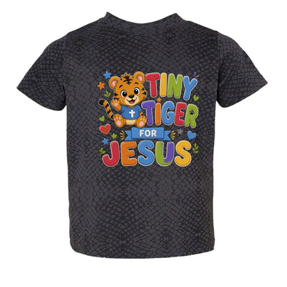 Tiny Tiger For Jesus Toddler Christian T-shirt - ClaimedbyGodDesigns