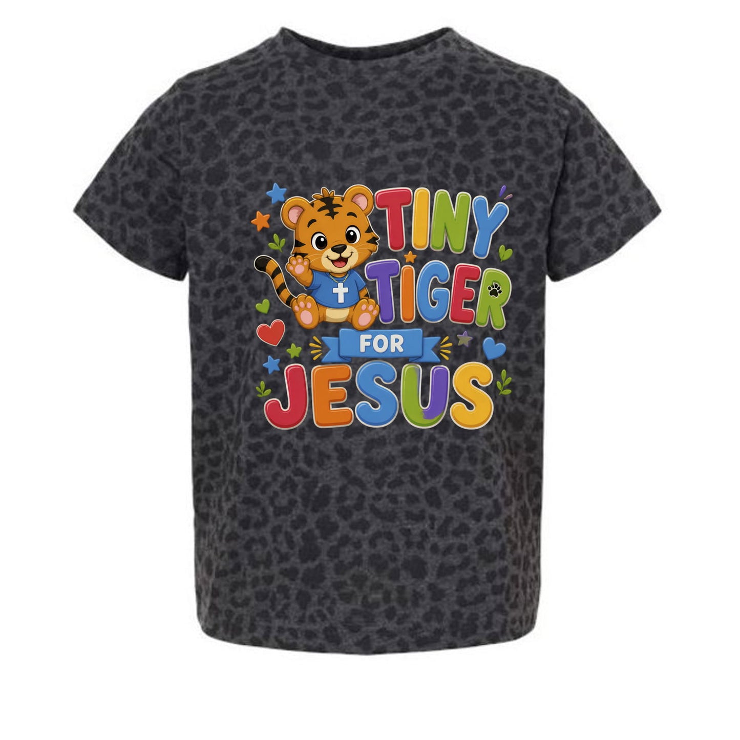 Tiny Tiger For Jesus Toddler Christian T-shirt - ClaimedbyGodDesigns
