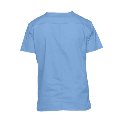 Today's Good Mood Is Sponsored By Jesus Men's Christian 5-Pocket V-Neck Premium Medical Scrub Top - ClaimedbyGodDesigns