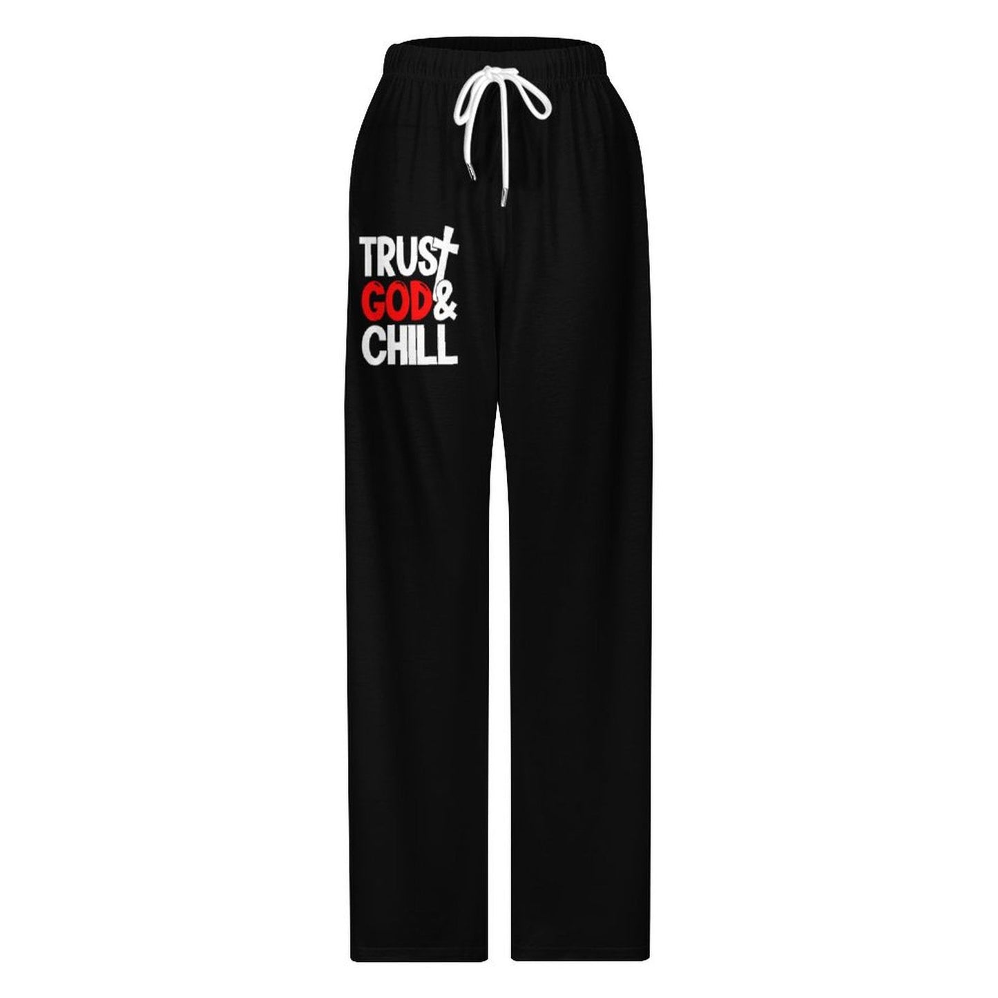 Trust God And Chill Men's Christian Pajama Pants - ClaimedbyGodDesigns