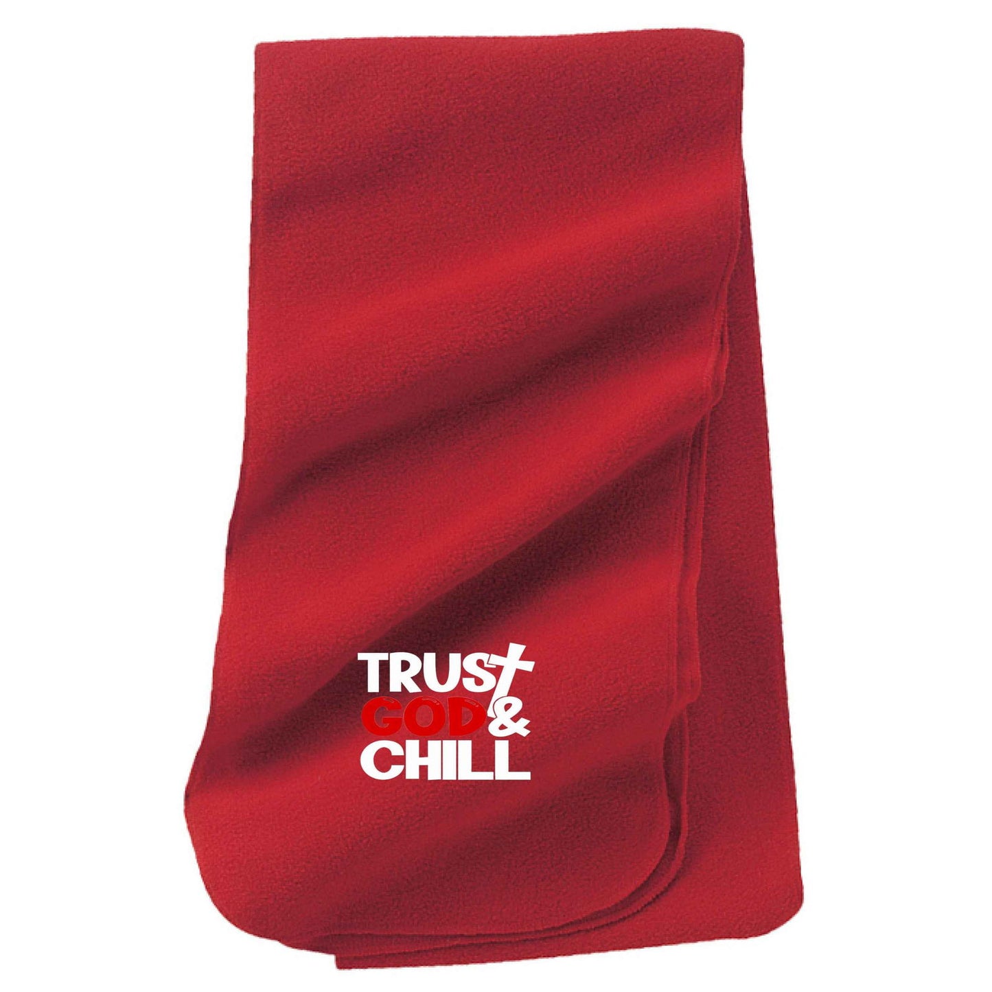 Trust Him And Chill Christian Scarf - ClaimedbyGodDesigns