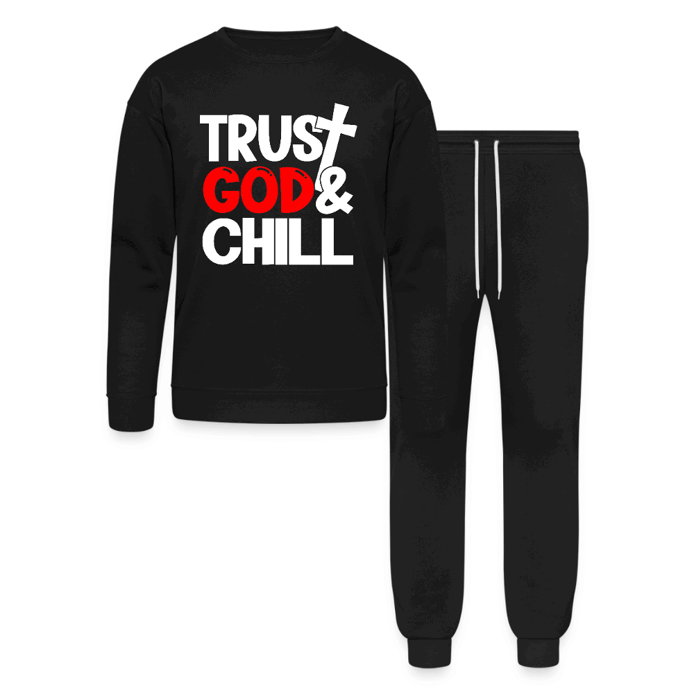 Trust Him And Chill Unisex Casual Christian  Lounge Wear Outfit - ClaimedbyGodDesigns