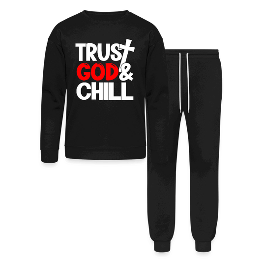 Trust Him And Chill Unisex Casual Christian  Lounge Wear Outfit - ClaimedbyGodDesigns