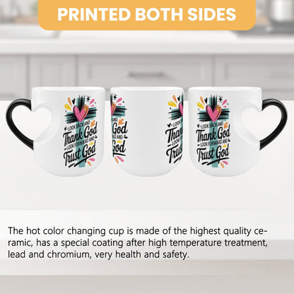 Trust Him Christian Color Changing Heart Handle Mug - ClaimedbyGodDesigns