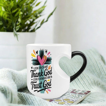 Trust Him Christian Color Changing Heart Handle Mug - ClaimedbyGodDesigns
