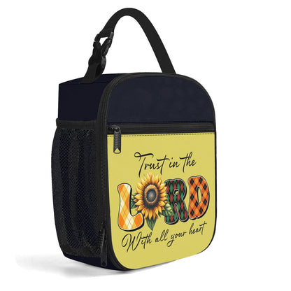 Trust Him Insulated Christian Lunch Box for Kids - ClaimedbyGodDesigns