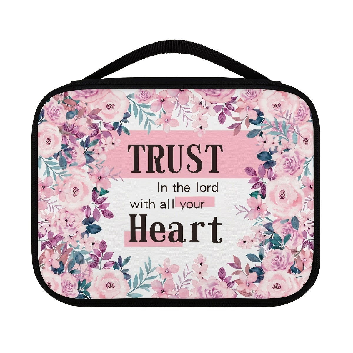 Trust In The Lord With All Your Heart Christian Bible Cover - ClaimedbyGodDesigns