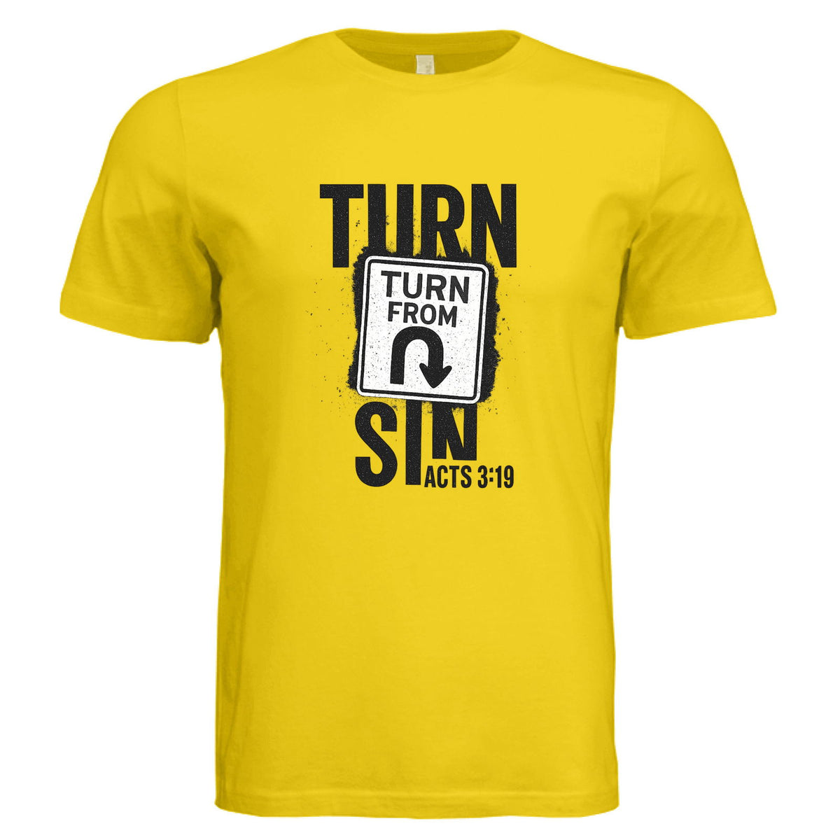 Turn Away From Sin Unisex Christian T-shirt - ClaimedbyGodDesigns