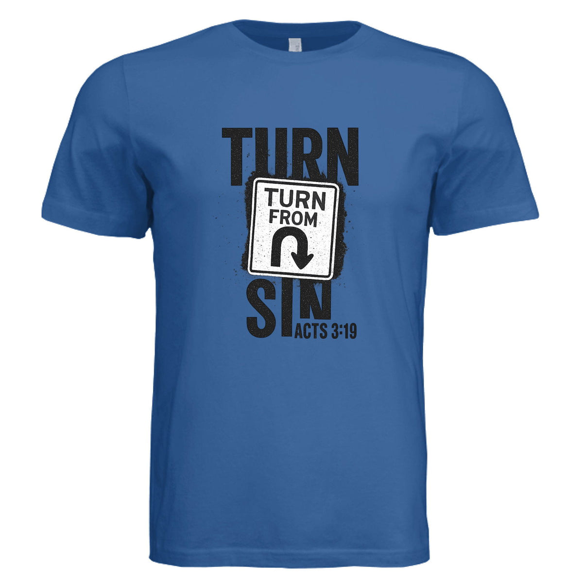Turn Away From Sin Unisex Christian T-shirt - ClaimedbyGodDesigns