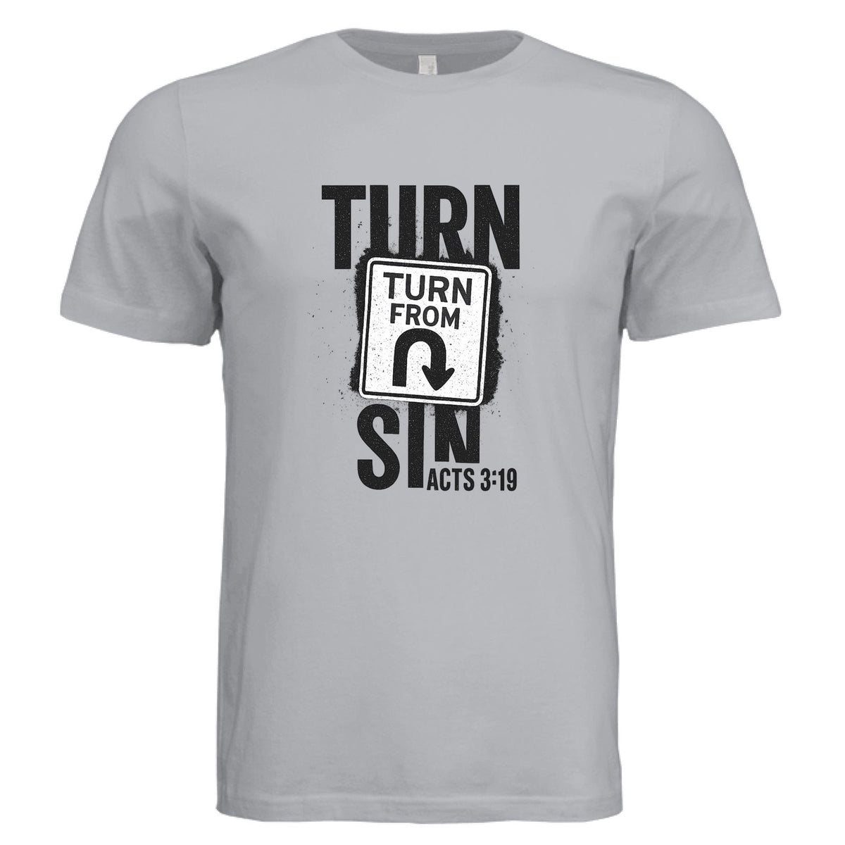 Turn Away From Sin Unisex Christian T-shirt - ClaimedbyGodDesigns