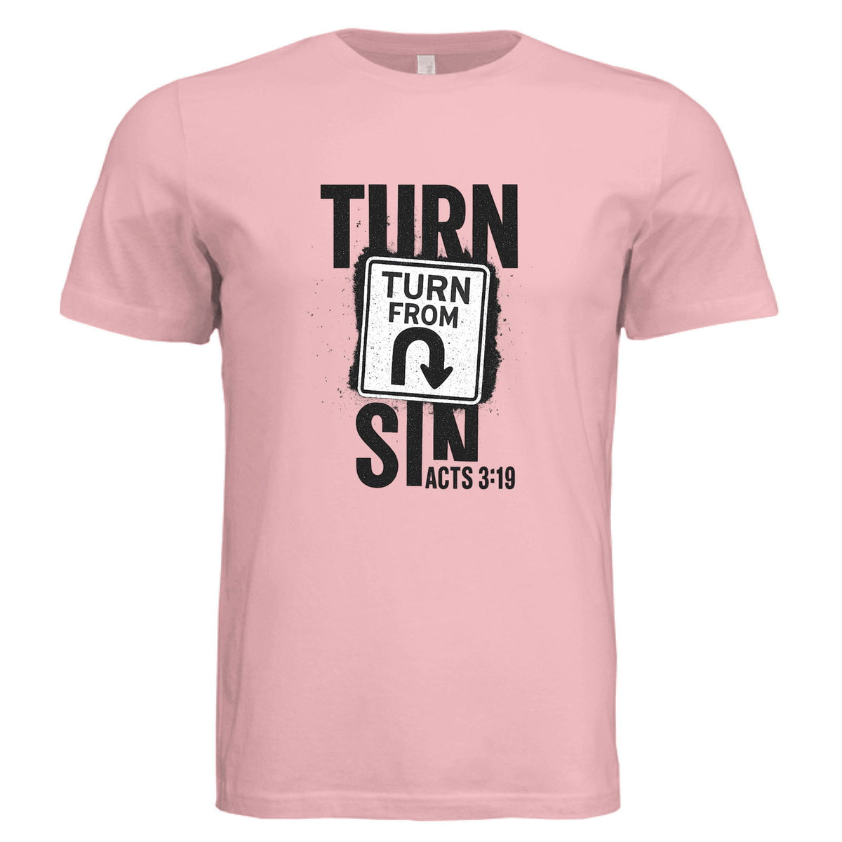Turn Away From Sin Unisex Christian T-shirt - ClaimedbyGodDesigns