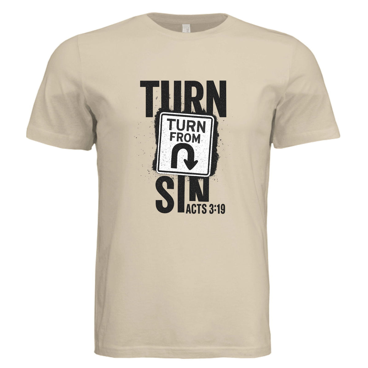 Turn Away From Sin Unisex Christian T-shirt - ClaimedbyGodDesigns