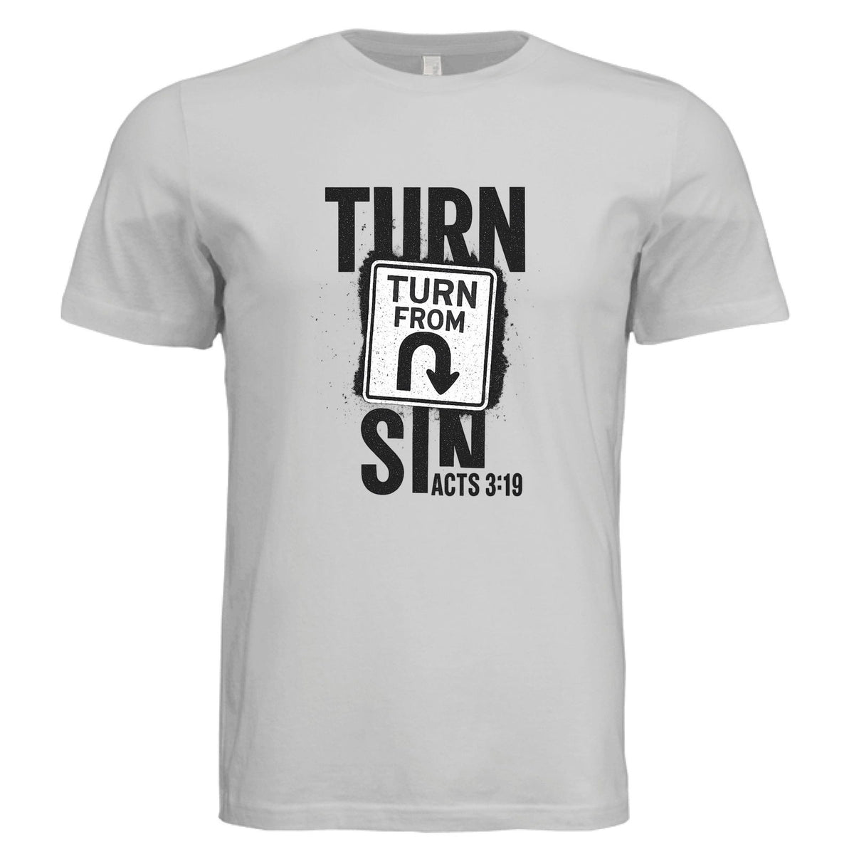 Turn Away From Sin Unisex Christian T-shirt - ClaimedbyGodDesigns