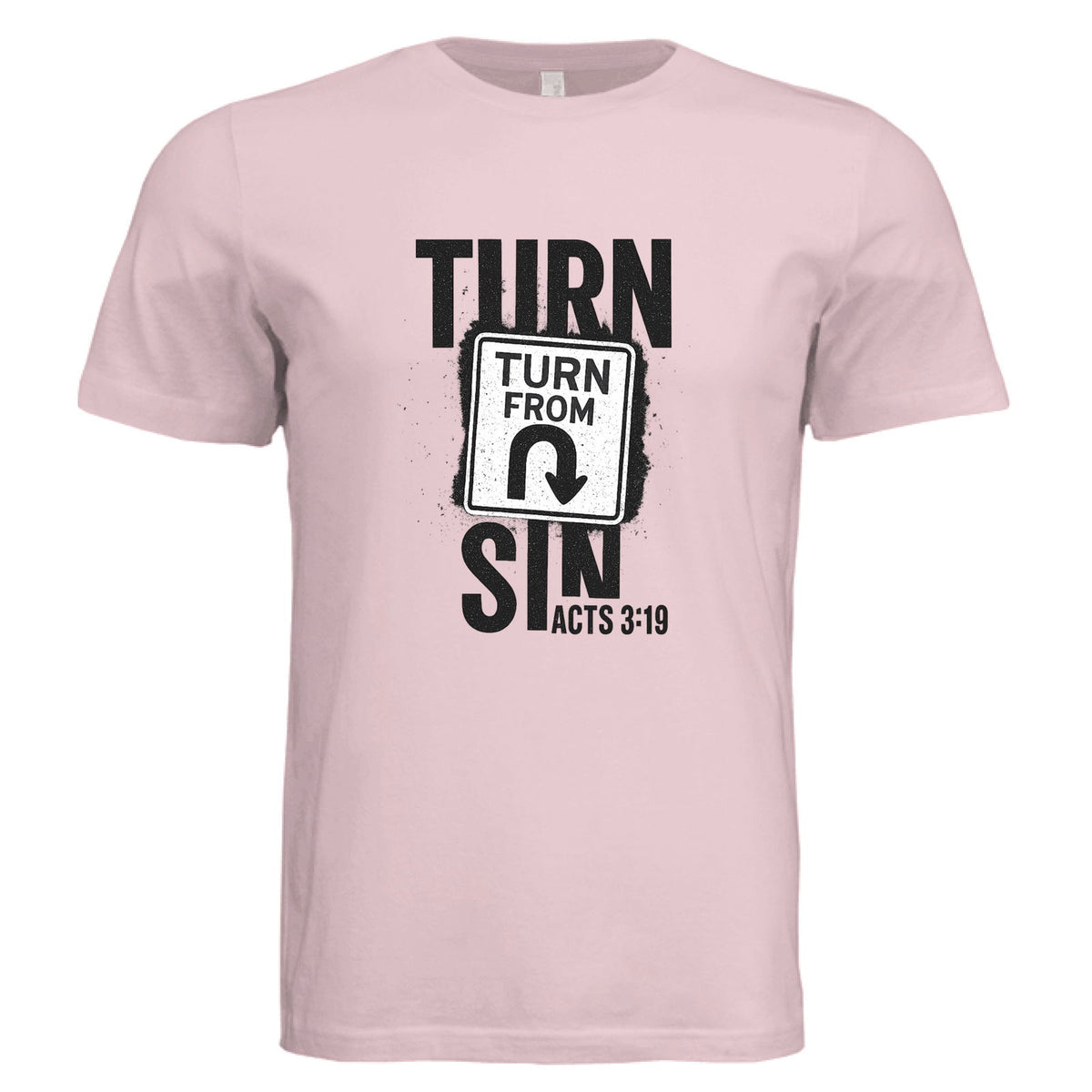 Turn Away From Sin Unisex Christian T-shirt - ClaimedbyGodDesigns