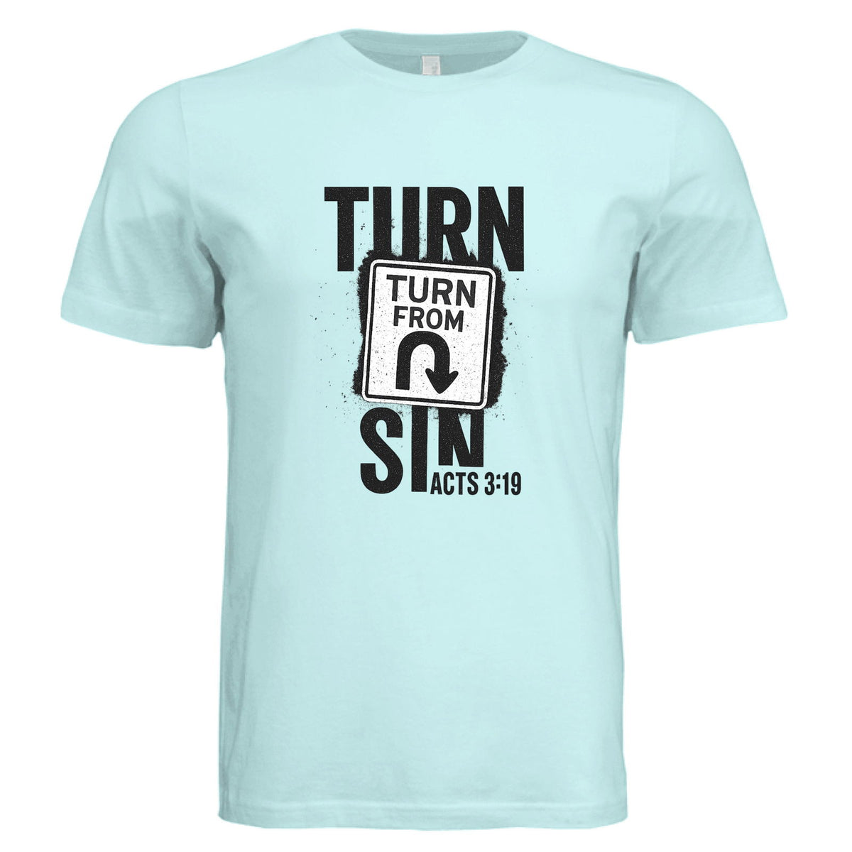 Turn Away From Sin Unisex Christian T-shirt - ClaimedbyGodDesigns