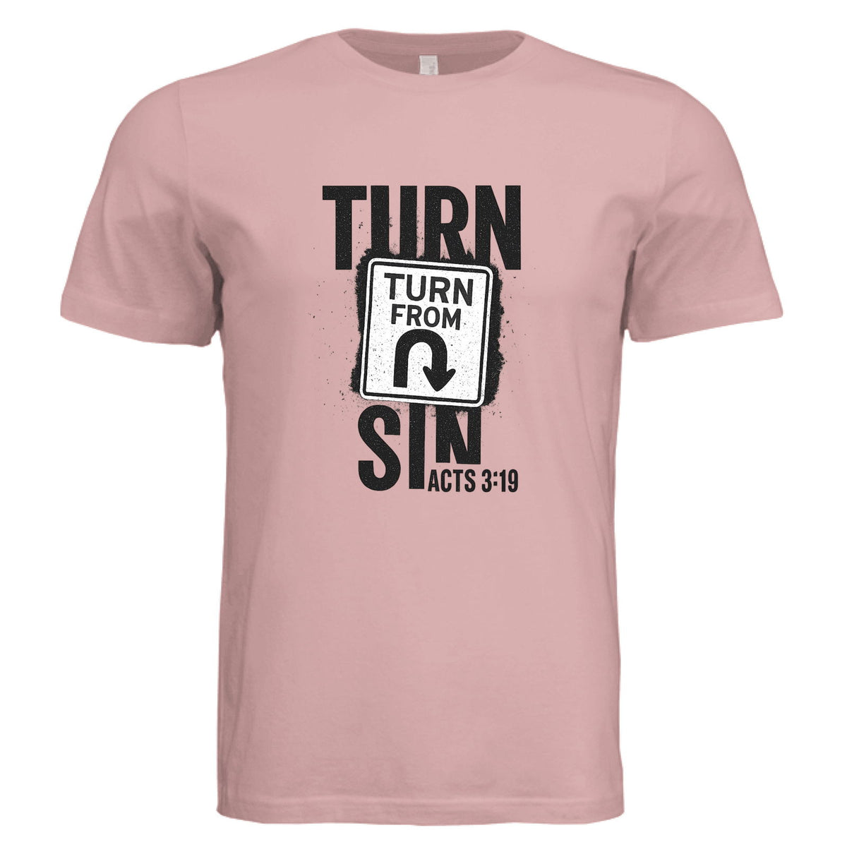 Turn Away From Sin Unisex Christian T-shirt - ClaimedbyGodDesigns