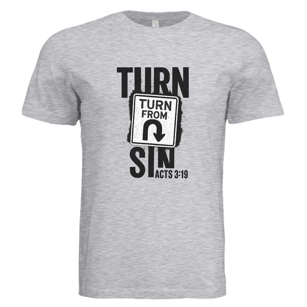 Turn Away From Sin Unisex Christian T-shirt - ClaimedbyGodDesigns