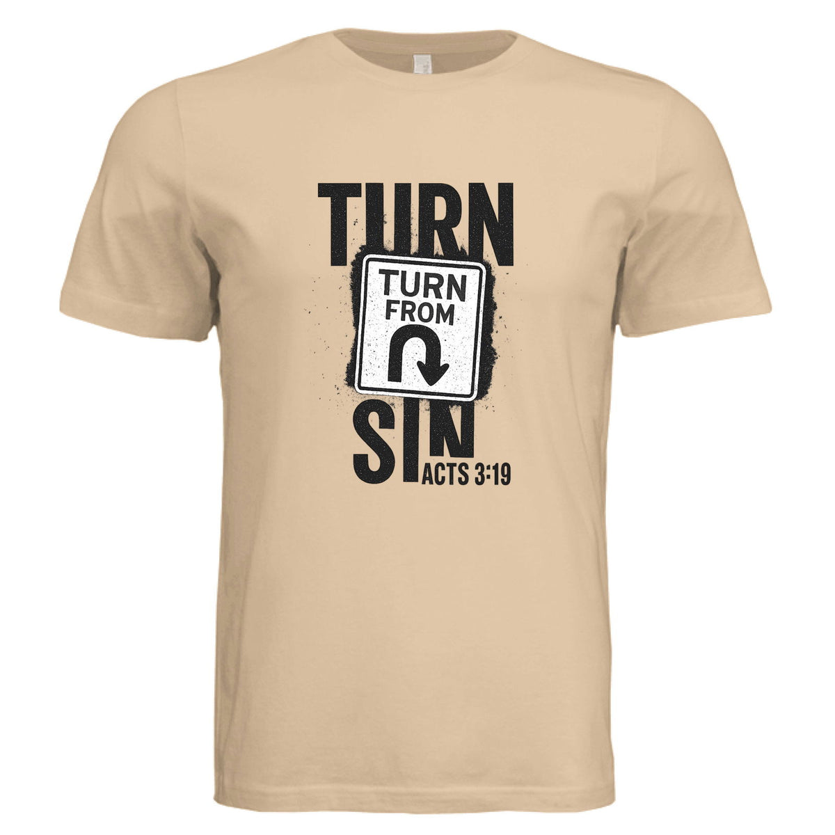 Turn Away From Sin Unisex Christian T-shirt - ClaimedbyGodDesigns