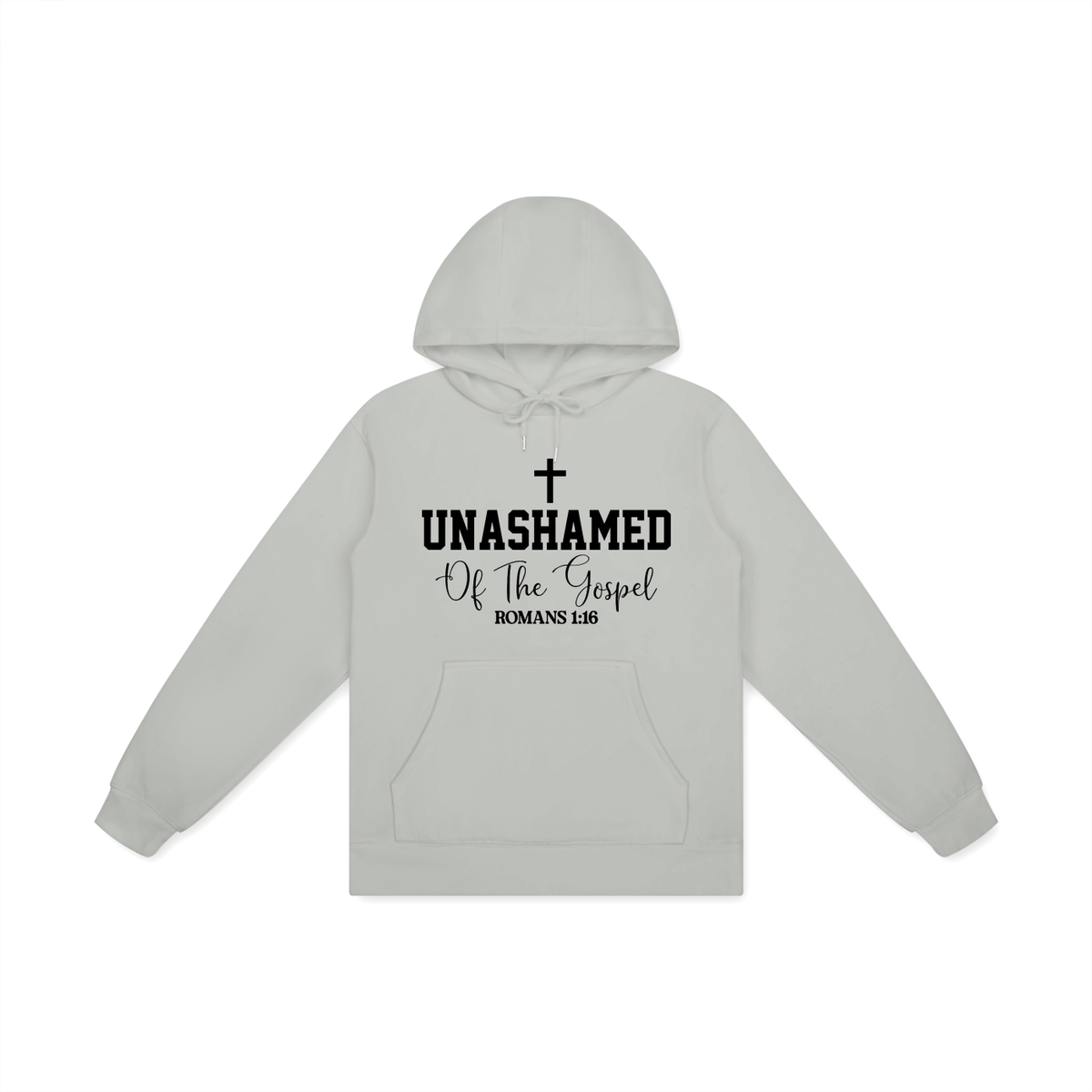 Unashamed Of The Gospel Unisex Christian Cotton Hooded Sweatshirt - ClaimedbyGodDesigns