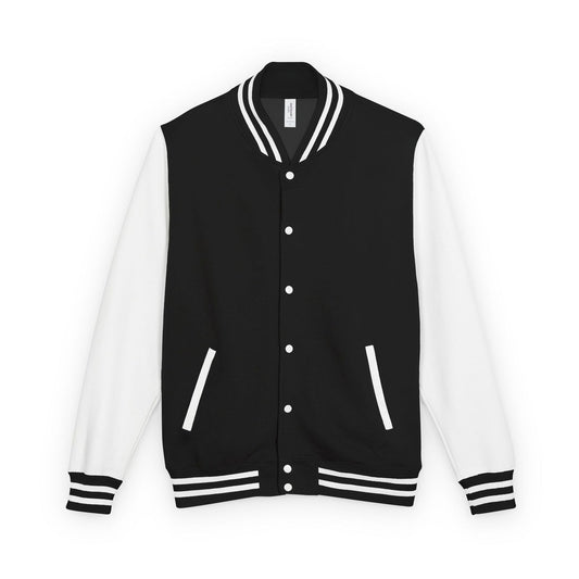 Unisex Heavyweight Christian Letterman Jacket - Make Him First Again - ClaimedbyGodDesigns