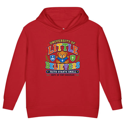 University Of Little Believers Christian University Toddler Pullover Hooded Sweatshirt - ClaimedbyGodDesigns