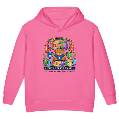 University Of Little Believers Christian University Toddler Pullover Hooded Sweatshirt - ClaimedbyGodDesigns